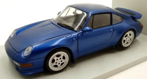 UT 1/18 Scale Diecast UTREW11 - Porsche 911 Carrera RS - Blue - Picture 1 of 5