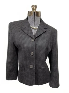 Ralph Lauren Blazer Size Petite 10P Fits Like 6P Vintage 100% Wool Made In USA - Picture 1 of 11