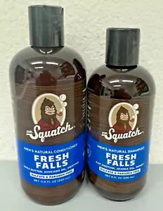 Dr. Squatch Fresh Falls Herren Shampoo 8oz & Conditioner 11,5oz Kombination - NEU - Bild 1 von 3