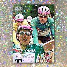 Erik Zabel Holographic High Gear Sketch Card Limited 1/5 Dr. Dunk Signed