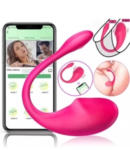 APP Remote Control G-spot Panty Vibrator, Pink Fun Long Distance Wearable - Picture 1 of 12
