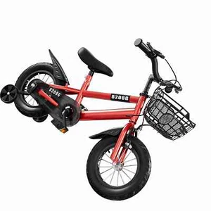 (16 RED)Kids Bike Bicycle For Girls Ages 3-7 Years With Training Wheels Ba BBY - Picture 1 of 8