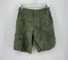 Patagonia Army Green Adjustable Elastic Waistband Hiking Cargo Shorts Boys XXL