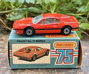 Vintage 1980 "MATCHBOX 75" Car in Original Box Ferrari #70 Made in England - Picture 1 of 10