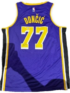 Luka Doncic Signed Autographed Jersey Los Angeles LA Lakers PSA COA Adult L - Picture 1 of 3