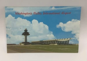 Dulles International Airport, Washington DC-1960s 3x5 Color RPPC Postcard-UNPOST - Picture 1 of 2