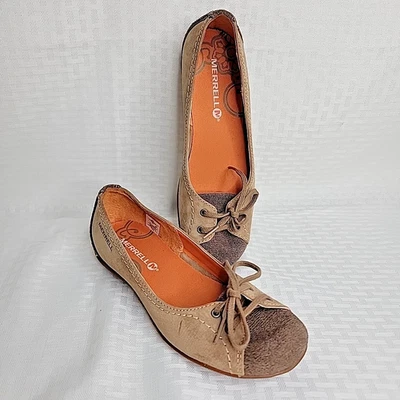 Merrell Rosella Truss Women’s Size 7 Slip-On Flats Brown Suede Comfort Shoes - Image 1 of 4