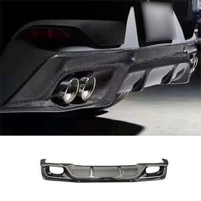 Alerón labial difusor parachoques trasero de fibra de carbono seco para BMW X2 F39 2018-2021 reacondicionamiento Foto 1 de 4