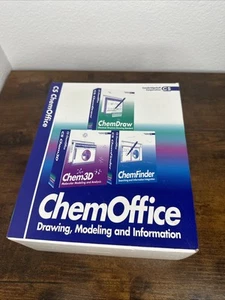 ChemOffice software Cambridgesoft Chem3d Chemdraw Chemfinder Drawing Modeling - Picture 1 of 14