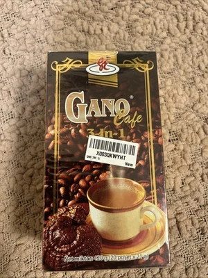 Gano Excel Cafe 3 in 1 Coffee Ganoderma Reishi - 20 sachets. 420g - Image 1 of 4