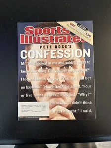 Pete Rose's Confession Sports Illustrated Newsstand Issue 1/12/04 Reds - Picture 1 of 2