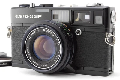 ☆MINT☆ Olympus 35SP 35 SP Black Rangefinder 35mm Film Camera From JAPAN - Image 1 of 4