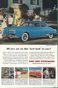 Anuncio de revista - 1950 - Studebaker Land Cruiser - azul - Imagen 1 de 1