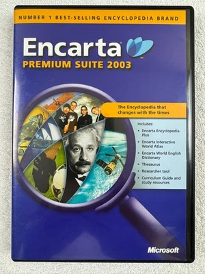 Encarta Premium Suite 2003 - Windows PC - CD-ROM - VGC - Image 1 of 4