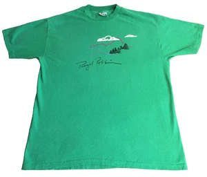 VTG Hanes Royal Robbins Mens XL Beefy T-Shirt Green Cotton 46-48 Nature Hiking - Bild 1 von 12