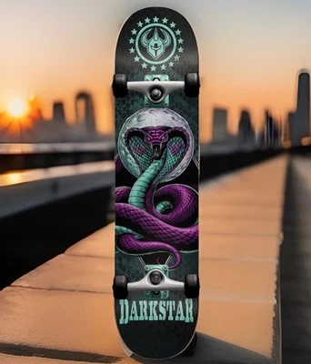 Darkstar DS40 31 Skateboard PRO Snake Aqua / Púrpura 🐍 🛹 Foto 1 de 4