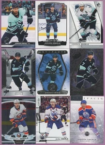 HUGE SEATTLE KRAKEN JORDAN EBERLE 54 DIFFERENT CARDS LOT CANADA - Picture 1 of 5