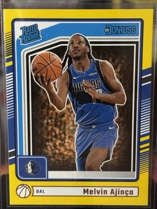 Melvin Ajinca Panini Donruss Rated Rookie Yellow Flood Dallas Mavericks #238 - Picture 1 of 2