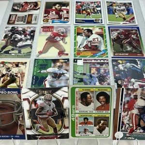 San Francisco 49ers Joe Montana Brandon Aiyuk Jerry Rice 1979 - 2023 Karten Lot - Bild 1 von 8