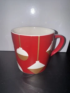 Starbucks Christmas Baubles Red Mug 14 fl oz Rare Design 2012 - Picture 1 of 4