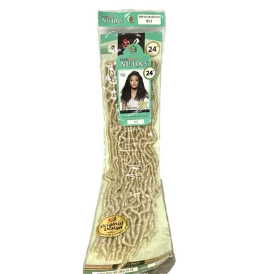 New Sealed Bobbi Boss NU Locs 24 2x Blond Hair Braid Extensions - Image 1 of 4