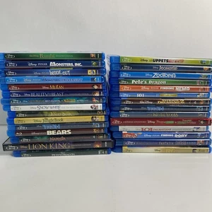30+ Disney Blu-Ray Lot Movies Monsters Inc Milan Fantasia 101 Tron Nemo Zootopia - Imagen 1 de 16