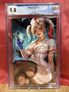 Multiverse Saga Nurse Harley Cosplay  Graded Comic Cgc 9.8 Dhaxina Virgin Nice - Picture 1 of 3