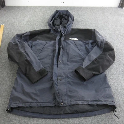 Chaqueta The North Face Para Hombre XL Gris Negra Gore-Tex Con Capucha Impermeable Esquí Nieve Foto 1 de 4