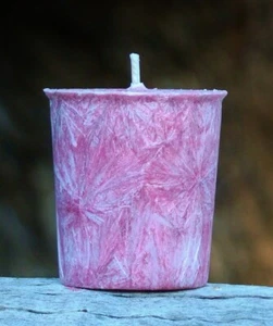 Sampler 20hr ACACI BERRY & SEA SALT Scent Natural VOTIVE Candle Sample Fragrance - Picture 1 of 12