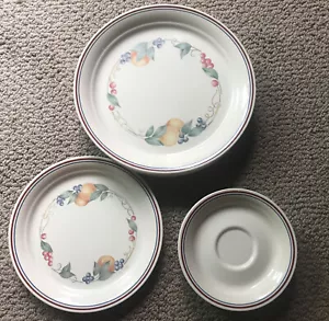 Corelle ABUNDANCE Dinner Plates 10 1/4” Set Of 8, 1 Salad Plate, 8 Saucers - Picture 1 of 3