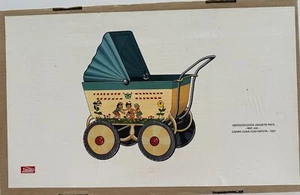 1932 Tin Baby Buggy Stroller Toy Reproduction Paya Ref 335 Spain #928 Of 5000 - Picture 1 of 9