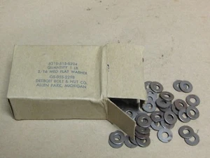 Arandelas planas Jeep Willys Military excedente 3/16 (ID 1/4") 1 libra NOS135) - Imagen 1 de 2