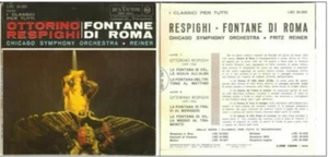 OTTORINO RESPIGHI - FONTANE DI ROMA CHICAGO SIMPHONY ORCHESTRA REINER 45 GIRI - Picture 1 of 1