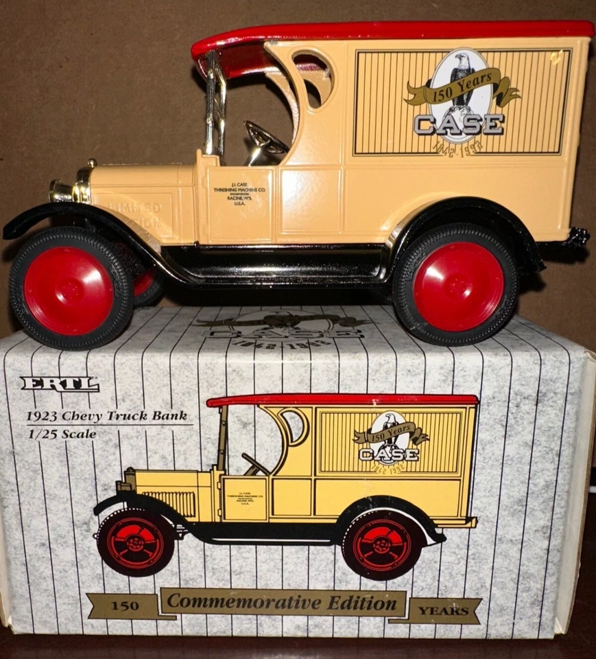 Ertl 1992 JI чехол 1/25 150 памятный банк 1923 Chevy грузовик новый #255 - Изображение 1 из 1
