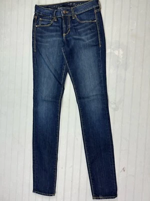 Articles Of Society Size 24 Womens Jeans Low Rise Skinny Stretch Dark Wash - Image 1 of 4