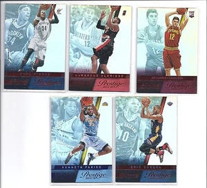 2014-2015 Panini Prestige Basketball 5 card lot of Bonus Shots #/99 or #/199 - Bild 1 von 2