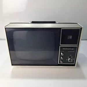 1970s vintage tv set, Elizabethan Transistor TV model T-12, TV FILM PROP - Picture 1 of 5