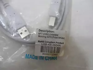USB 2.0 High Speed 6FEET A Male to Mini B Male AM BM Printer Scanner Cable Cord - Picture 1 of 5