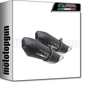 GPR 2 EXHAUST HOM GPE EVO BLACK TITANIUM YAMAHA FZ6 600-FAZER S1-S2 2008 08 - Picture 1 of 2