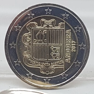 ANDORRA 2 EURO 2017 - de rollo - SIN CIRCULAR - Imagen 1 de 2