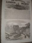 Queen Victoria Leaving Penhryn Park Bangor 1859 Print Ref Au