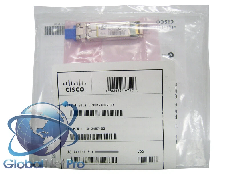 NEW SEALED GENUINE CISCO SFP-10G-LR - 10GBASE-LR SFP - LIFETIME WARRANTY - Image 1 of 1