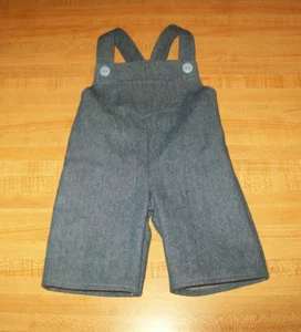 MEDIUM BLUE DENIM OVERALLS W/ POCKET for 16" CPK Cabbage Patch Kids or ANY COLOR - Picture 1 of 4