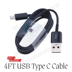 4FT USB Type C Cable Fast Charger For Samsung S22 S21 S20 S10 S9 Android LG Cord - Picture 1 of 11