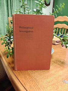 Philosophical Investigations by Ludwig Wittgenstein 1959 3rd Printing bilingual