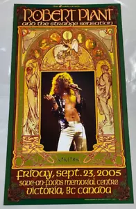 Robert Plant & Strange Sensation - 2005 BC Canada Tour Poster NEW Bob Masse - Picture 1 of 1