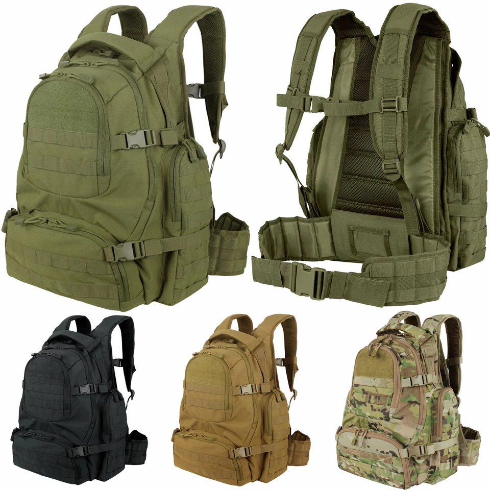 Condor 147 Tactical MOLLE PALS Modular Urban Go Padded Assault Backpack Pack