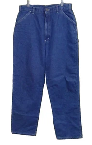 Key Flannel Lined Jeans Women's Size 16L Carpenter Medium Wash - Picture 1 of 12