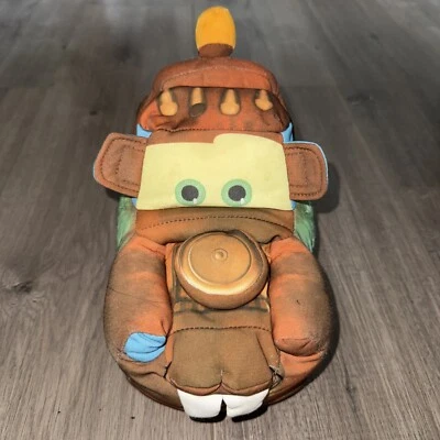Camión de remolque de felpa suave Mattel Disney Pixar Cars Talking & Joking Tow Mater funciona Foto 1 de 4