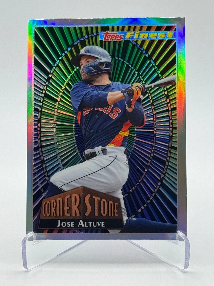 2022 Topps Finest #94FC-JA JOSE ALTUVE | '94 Finest Cornerstones - Image 1 of 2